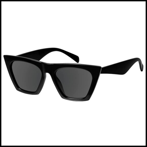 Square Cat Eye Sunglasses UV400 Protection Lightweight Retro Style